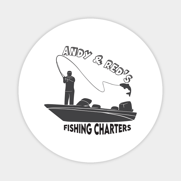 Andy & Red's Fishing Charters Magnet by aidreamscapes